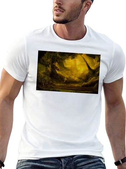 Enchanted Forest Graphic Tee - Black