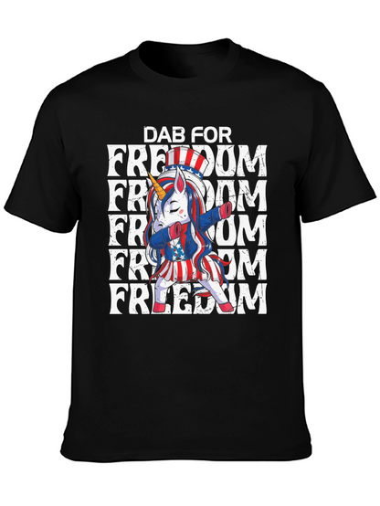 Dab for Freedom Unicorn Tee