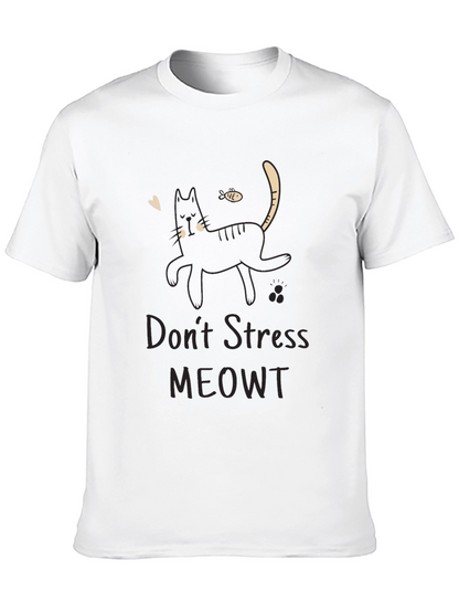 Dont Stress MEOWT Black Cat T-Shirt