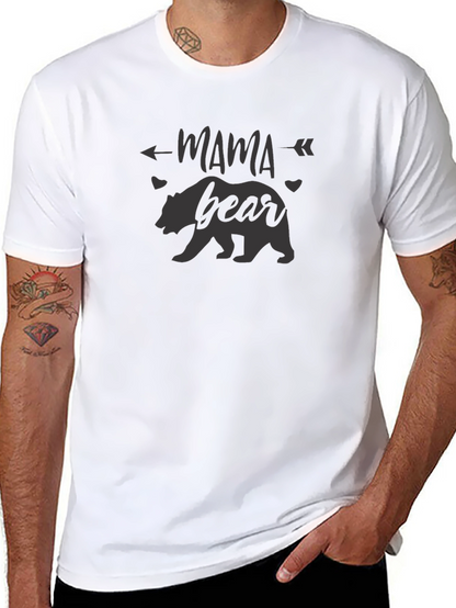 Mama Bear T-Shirt - Classic Crew Neck Tee