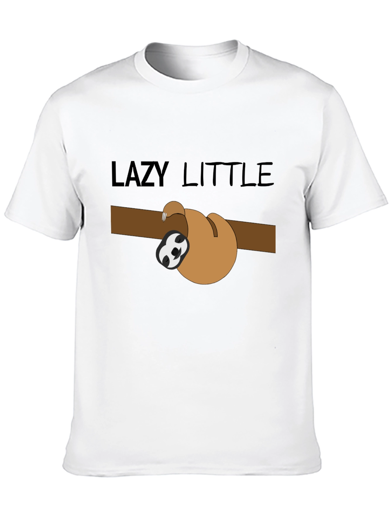 Lazy Little Sloth Graphic Tee - Relaxed Fit