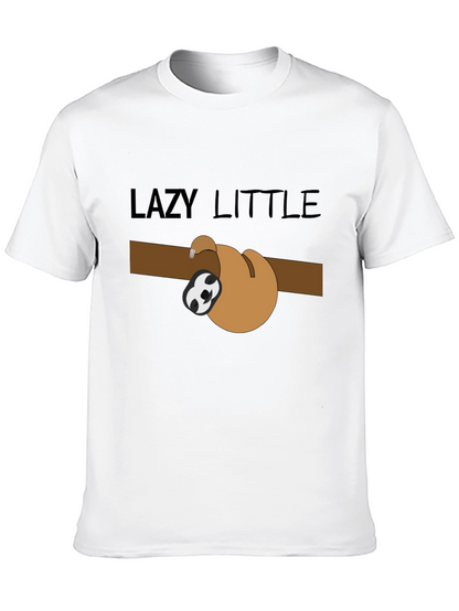 Lazy Little Sloth Graphic Tee - Relaxed Fit