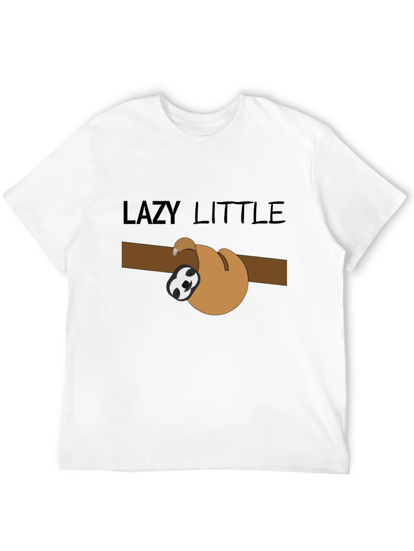 Lazy Little Sloth Graphic Tee - Relaxed Fit