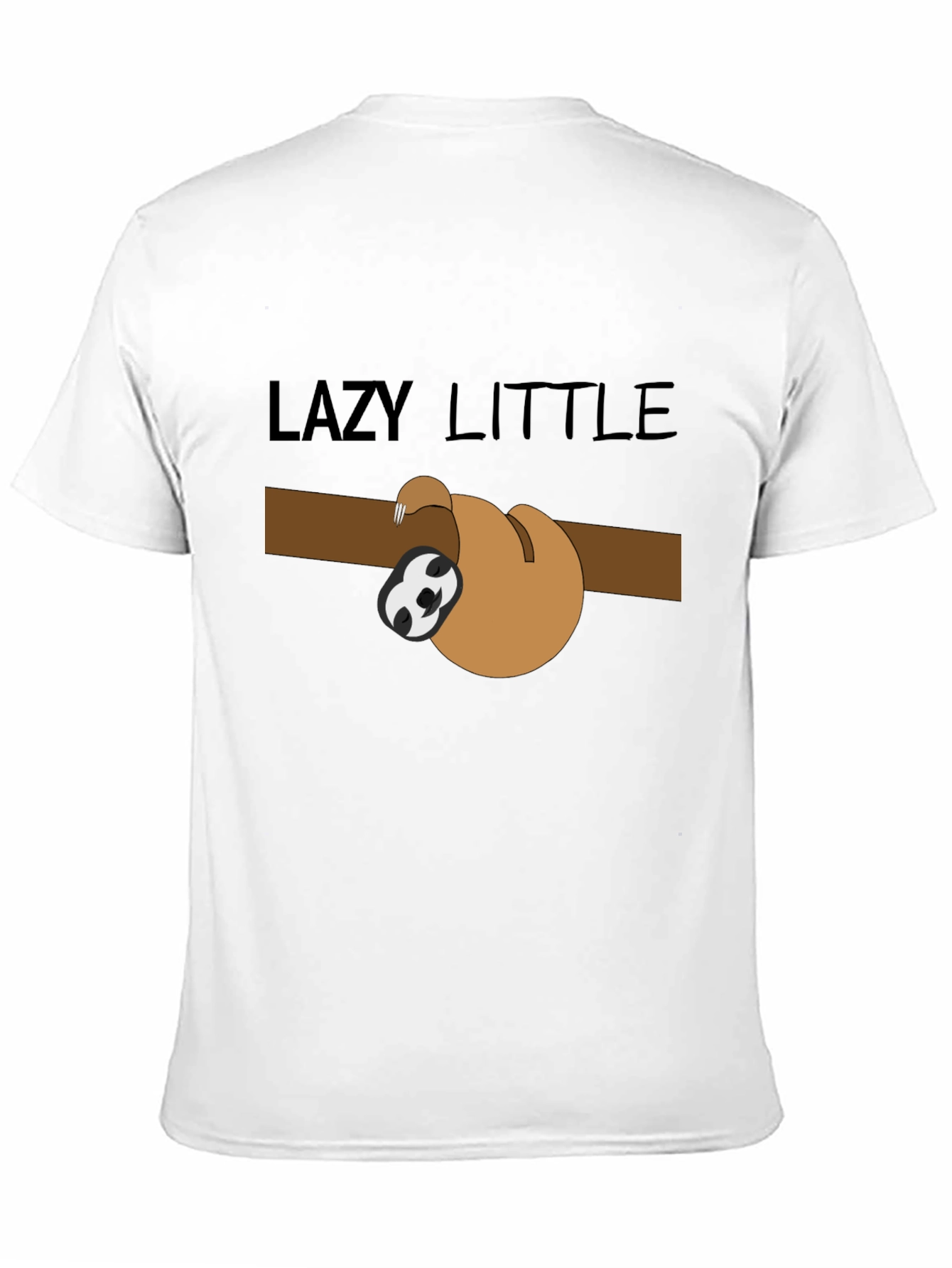 Lazy Little Sloth Graphic Tee - Relaxed Fit