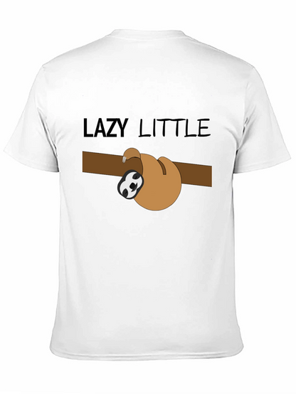 Lazy Little Sloth Graphic Tee - Relaxed Fit