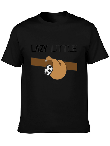 Lazy Little Sloth Graphic Tee - Relaxed Fit
