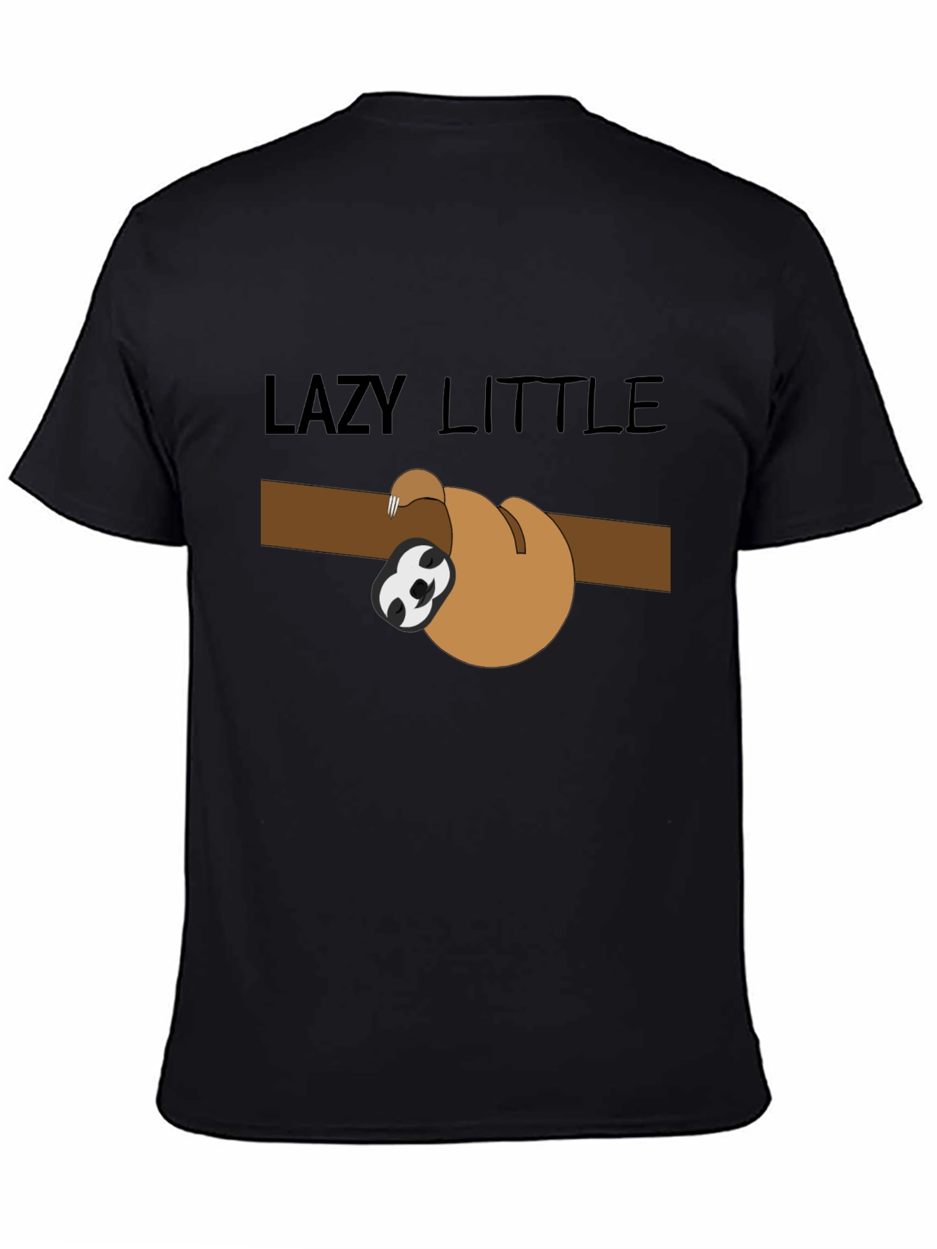 Lazy Little Sloth Graphic Tee - Relaxed Fit