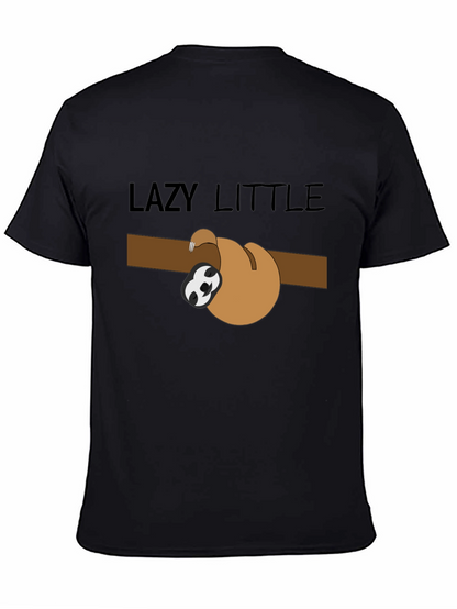 Lazy Little Sloth Graphic Tee - Relaxed Fit