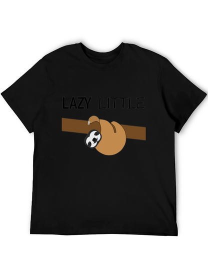 Lazy Little Sloth Graphic Tee - Relaxed Fit