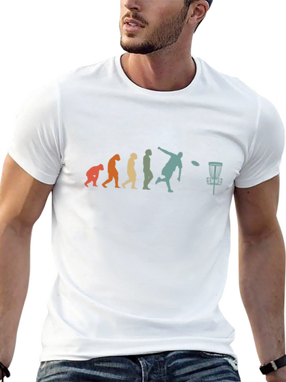 Disc Golf Evolution Graphic T-Shirt