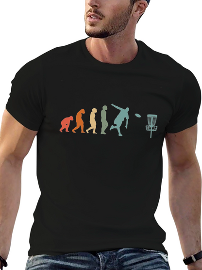 Disc Golf Evolution Graphic T-Shirt