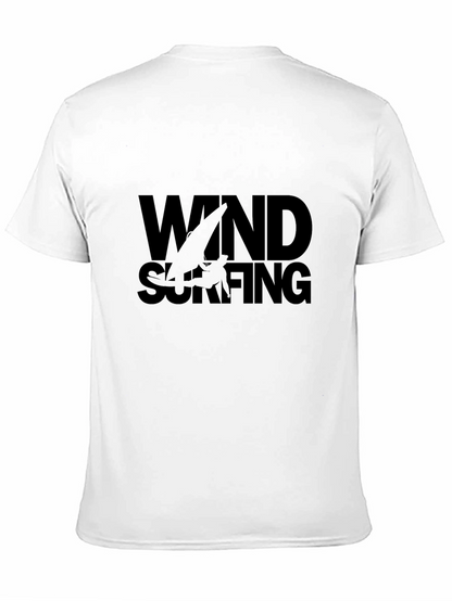 Windsurfing Graphic Tee - Stylish Black T-Shirt