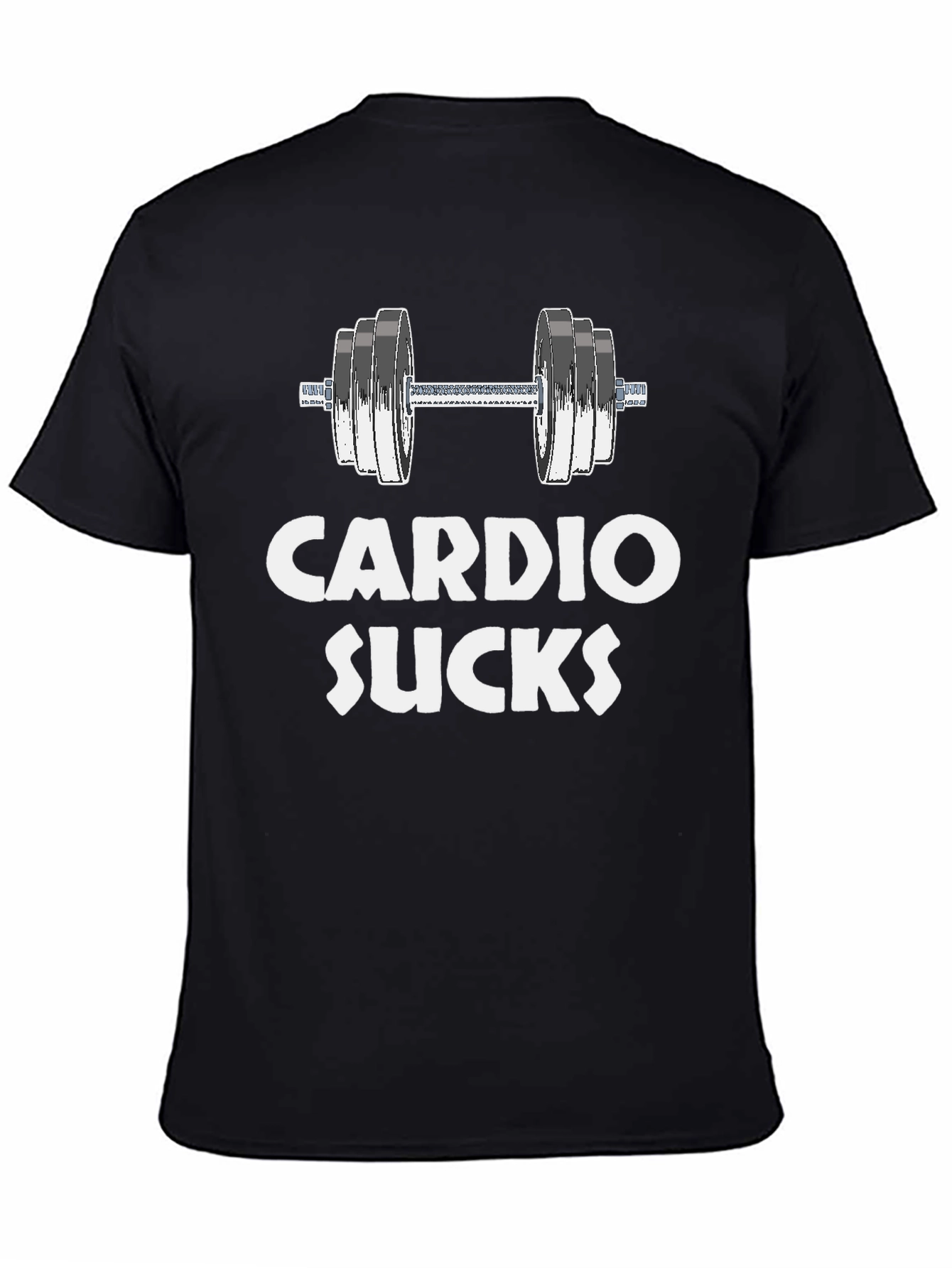 Cardio Sucks Gym T-Shirt - Funny Workout Tee