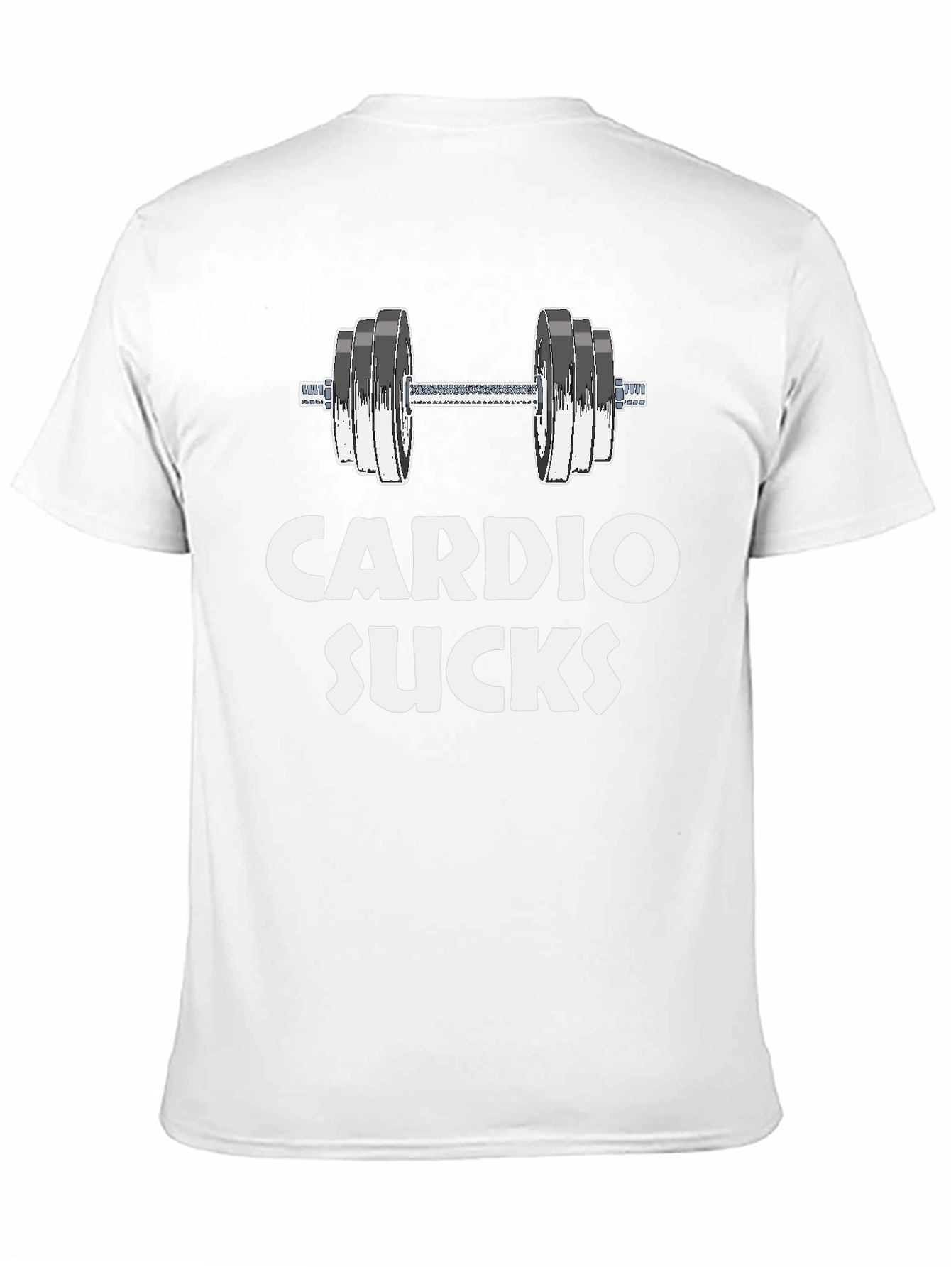 Cardio Sucks Gym T-Shirt - Funny Workout Tee