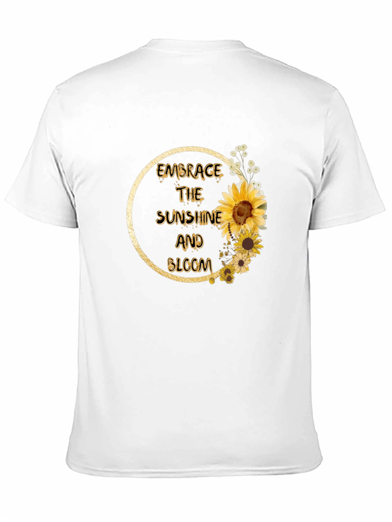 Embrace Sunshine & Bloom Sunflower Graphic Tee