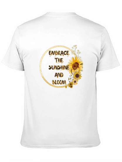 Embrace Sunshine & Bloom Sunflower Graphic Tee