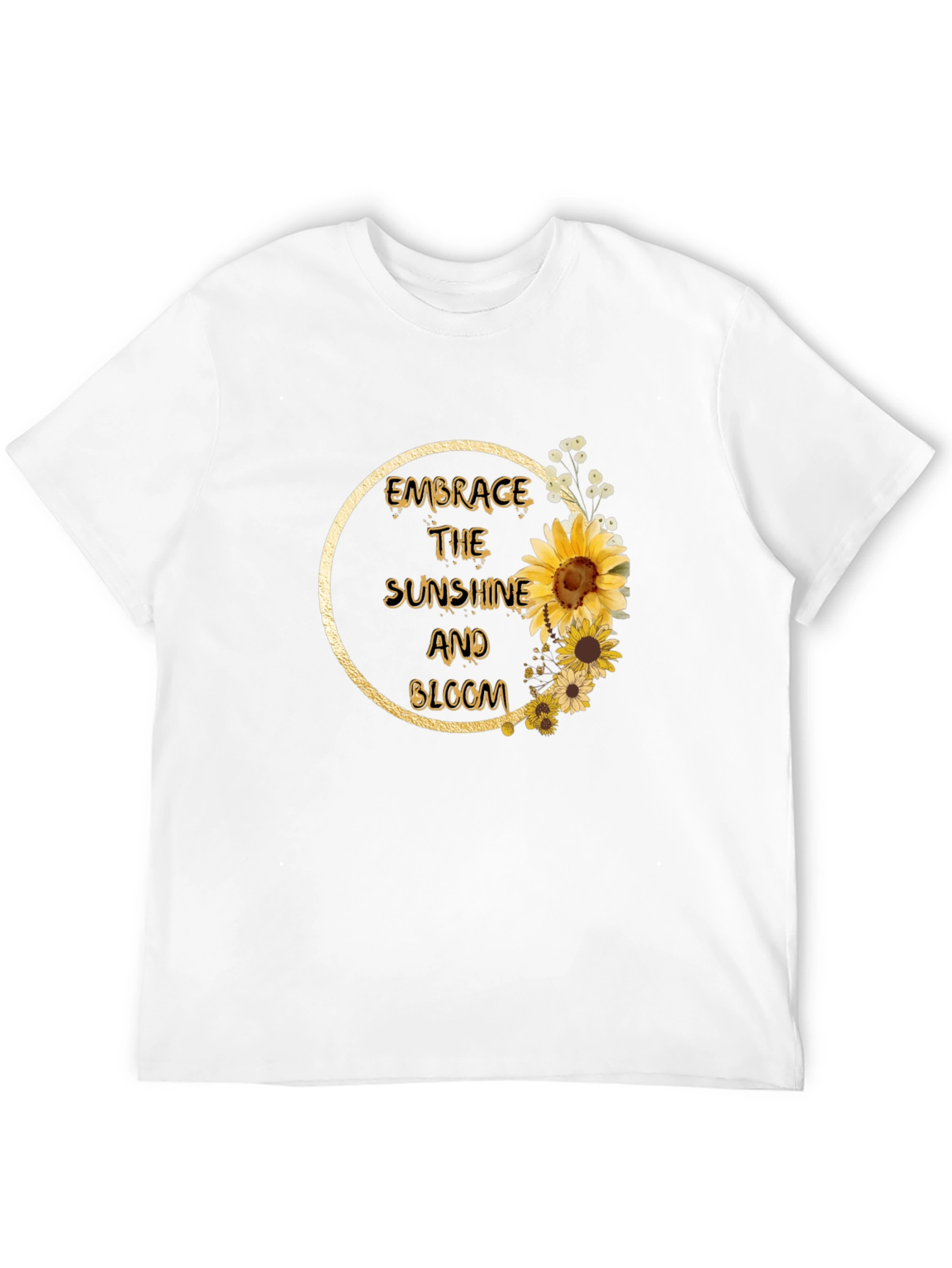Embrace Sunshine & Bloom Sunflower Graphic Tee