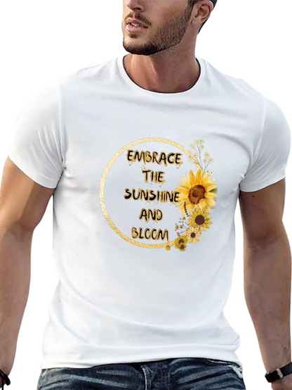 Embrace Sunshine & Bloom Sunflower Graphic Tee