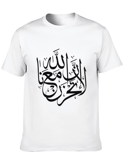 Mens Black Graphic Print T-Shirt