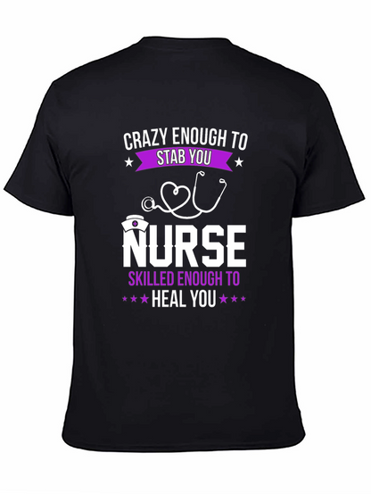 Crazy Nurse T-Shirt - Stab You Heal You!