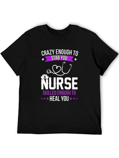 Crazy Nurse T-Shirt - Stab You Heal You!