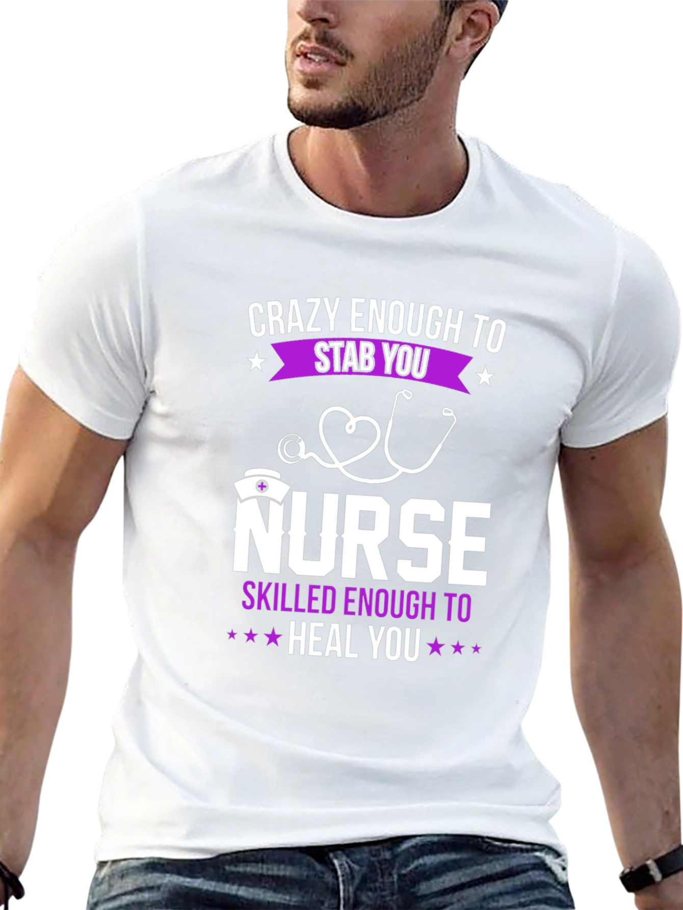 Crazy Nurse T-Shirt - Stab You Heal You!