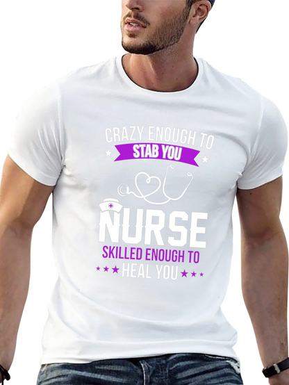 Crazy Nurse T-Shirt - Stab You Heal You!