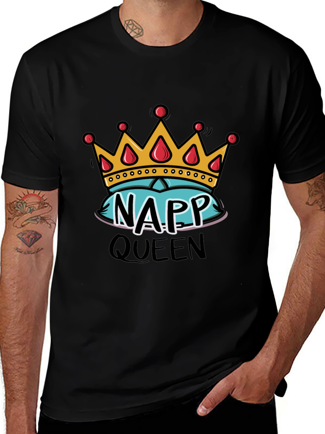 Napp Queen Graphic T-Shirt - Comfy Sleepwear