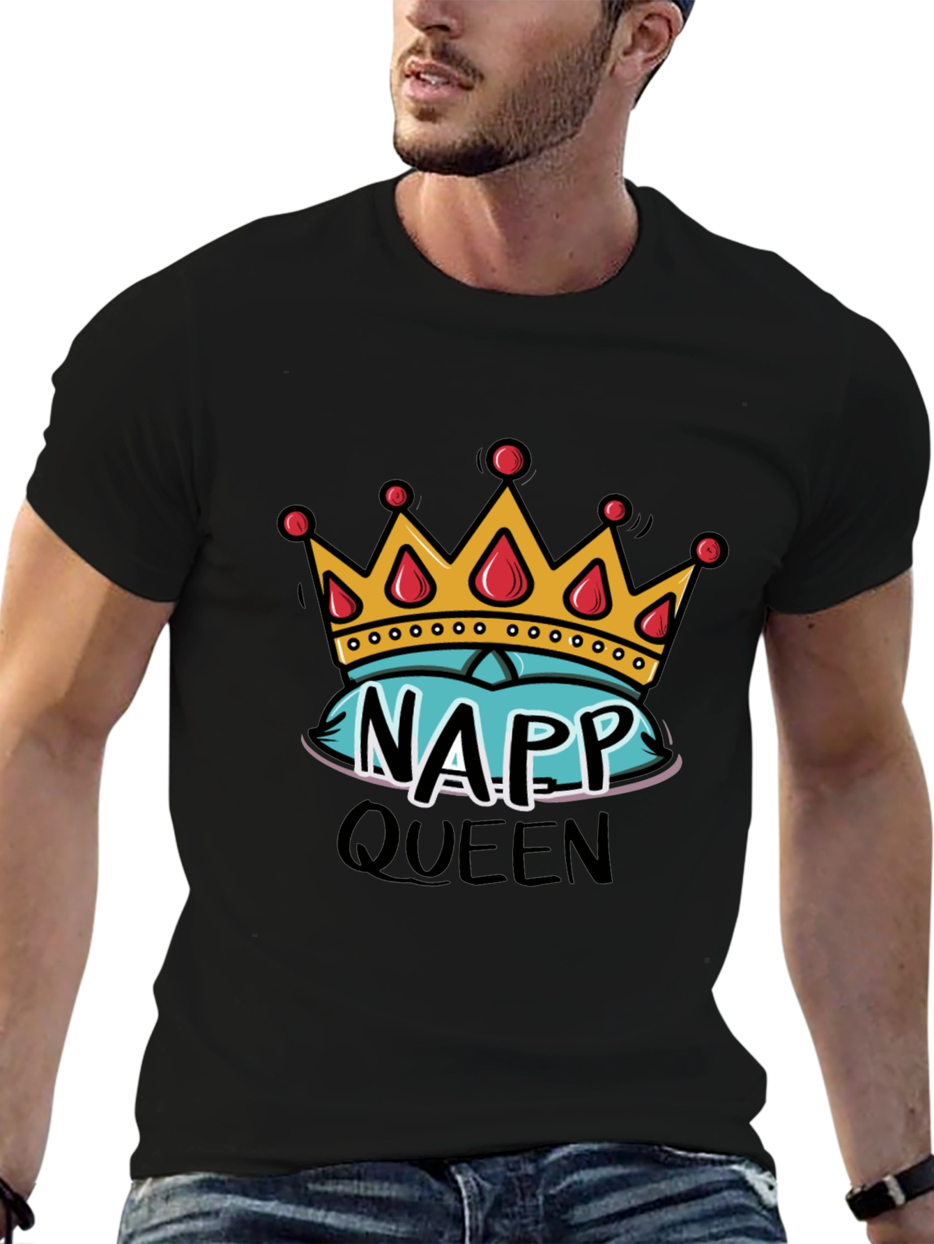 Napp Queen Graphic T-Shirt - Comfy Sleepwear