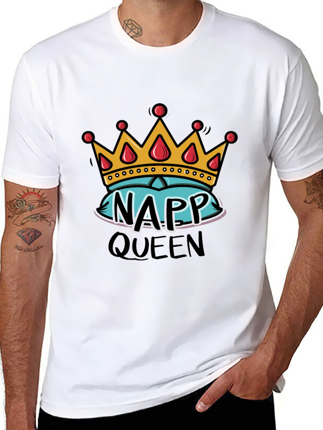 Napp Queen Graphic T-Shirt - Comfy Sleepwear