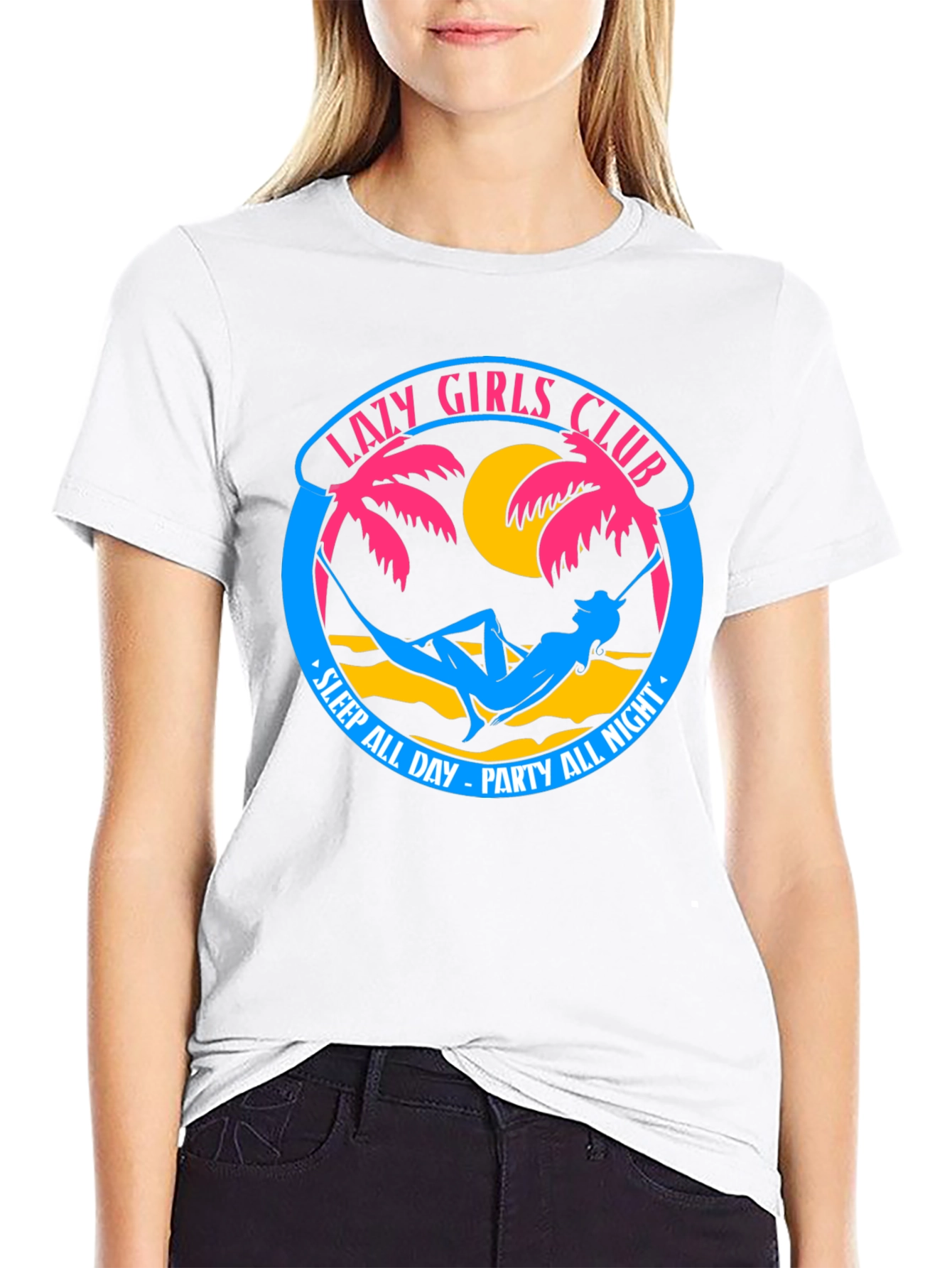 Lazy Girls Club Graphic Tee