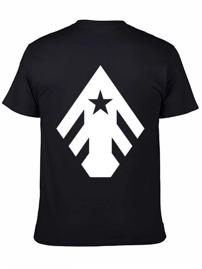 Star Arrow Graphic Tee - Modern Black T-Shirt