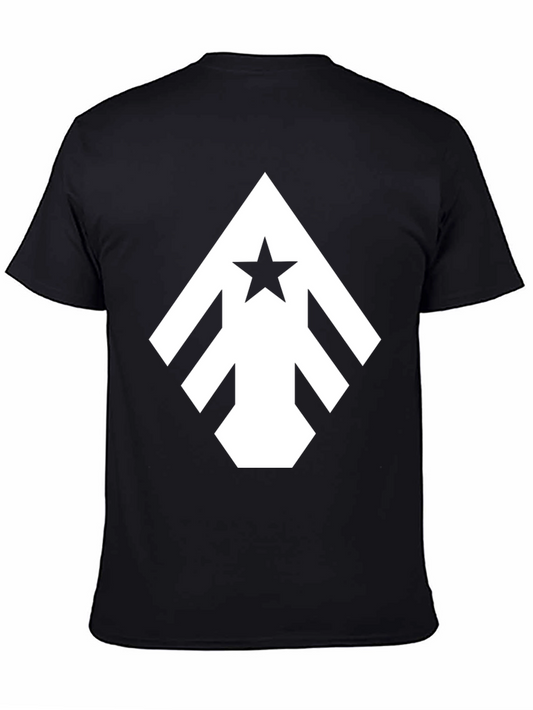 Star Arrow Graphic Tee - Modern Black T-Shirt