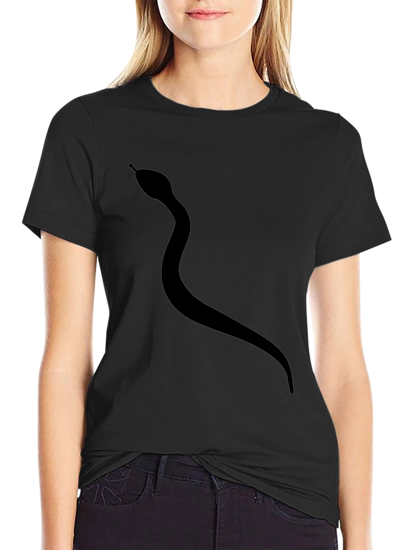 Snake Graphic Tee - Mens Black T-Shirt