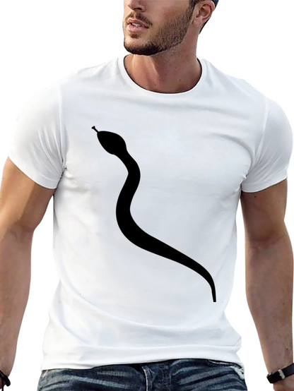 Snake Graphic Tee - Mens Black T-Shirt