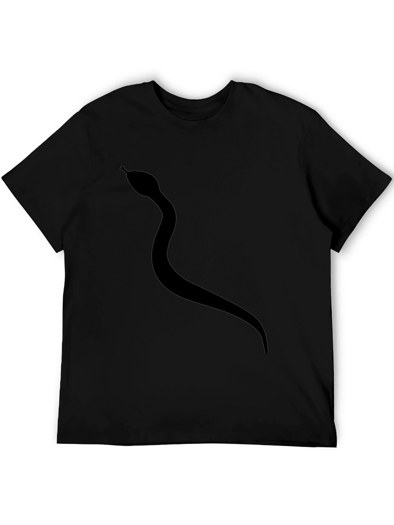 Snake Graphic Tee - Mens Black T-Shirt