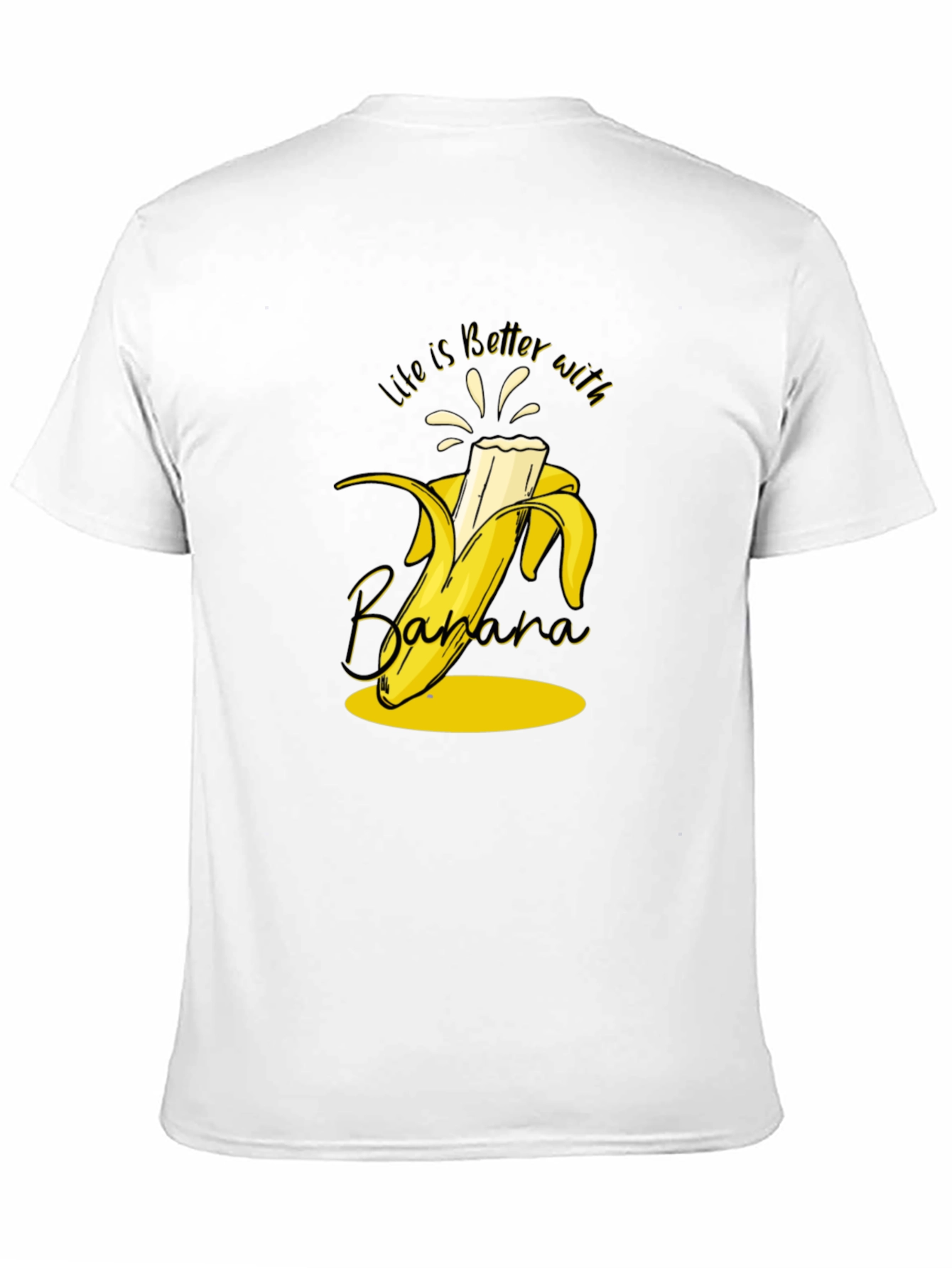 Life is Better with Banana T-Shirt - Black
