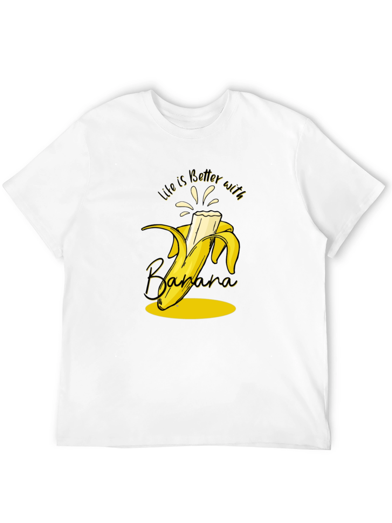 Life is Better with Banana T-Shirt - Black