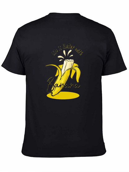 Life is Better with Banana T-Shirt - Black