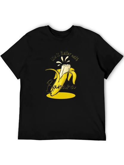 Life is Better with Banana T-Shirt - Black