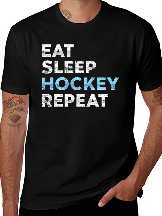Eat Sleep Hockey Repeat T-Shirt