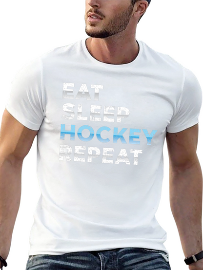 Eat Sleep Hockey Repeat T-Shirt