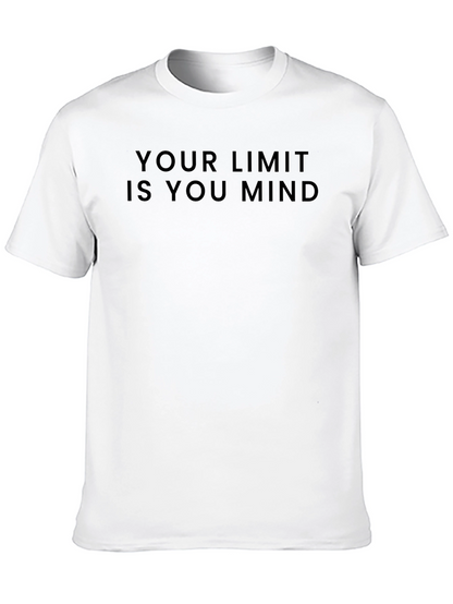 Your Limit Is You Mind Black Tee