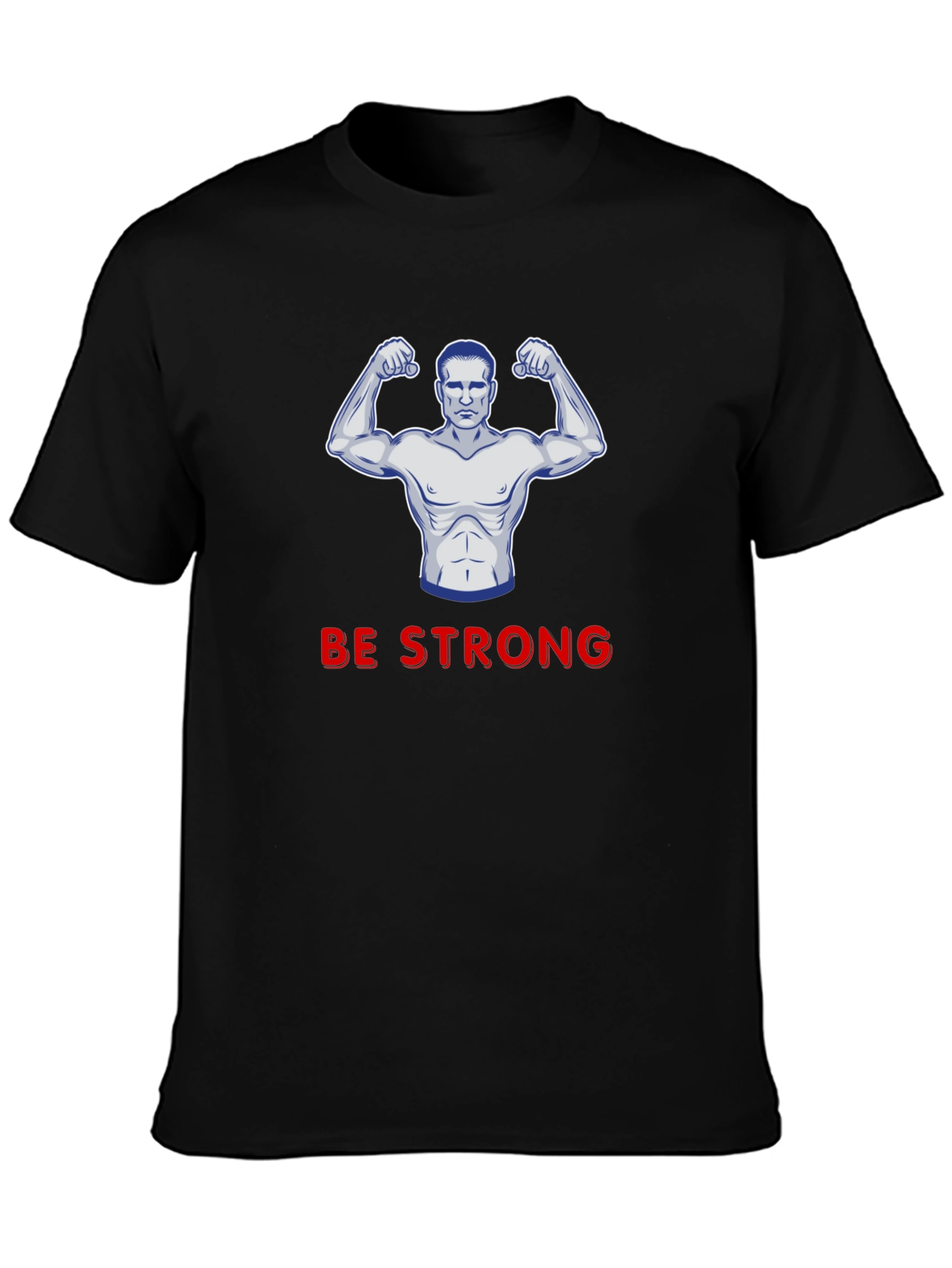 Be Strong Graphic T-Shirt - Black