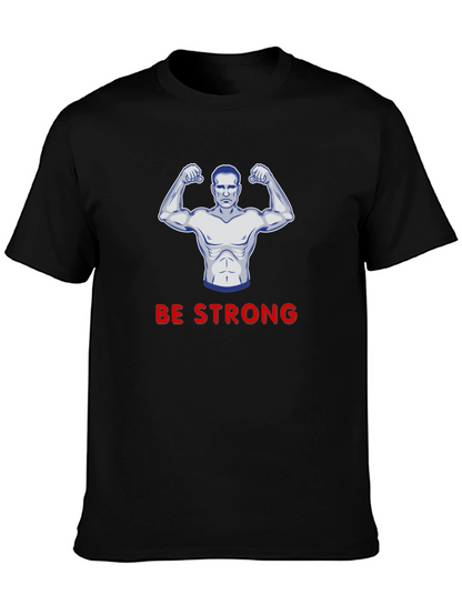 Be Strong Graphic T-Shirt - Black