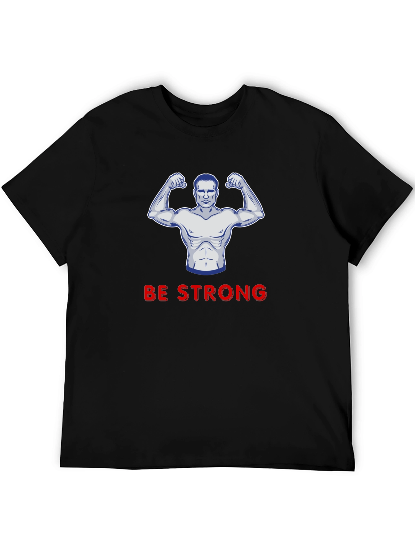 Be Strong Graphic T-Shirt - Black