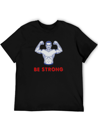 Be Strong Graphic T-Shirt - Black