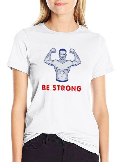 Be Strong Graphic T-Shirt - Black