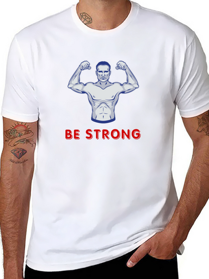 Be Strong Graphic T-Shirt - Black