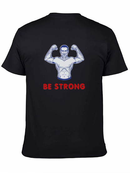 Be Strong Graphic T-Shirt - Black